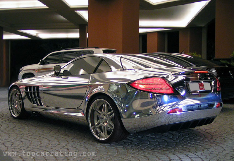 2010 Mercedes-Benz SLR McLaren (V10 Quad-Turbo) Brabus White Gold