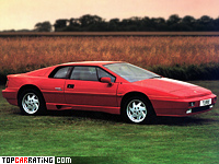 1988 Lotus Esprit Turbo = 248 kph, 215 bhp, 5.8 sec.