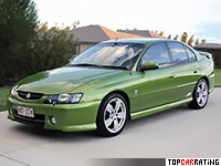 2003 Holden Commodore SS (VY) = 270 kph, 333 bhp, 5.8 sec.