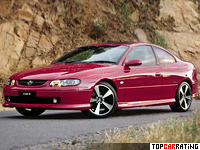 2003 Holden Monaro CV8-R = 265 kph, 320 bhp, 5.6 sec.