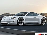 2015 Porsche Mission E Concept = 249 kph, 600 bhp, 3.5 sec.