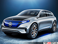 2016 Mercedes-Benz Generation EQ Concept = 200 kph, 408 bhp, 4.8 sec.