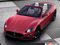 2011 Maserati GranCabrio Sport (M145 DD) = 285 kph, 450 bhp, 5 sec.