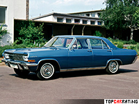 1965 Opel Admiral V8 = 194 kph, 193 bhp, 10.8 sec.