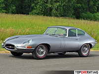 1961 Jaguar E-Type Fixed-Head Coupe (S1) = 241 kph, 269 bhp, 7.1 sec.