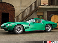 1966 Bizzarrini 5300 GT Strada = 275 kph, 355 bhp, 6.2 sec.