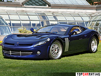 2006 Bizzarrini GTS 4.1 V Ghepardo Concept = 360 kph, 550 bhp, 3.7 sec.