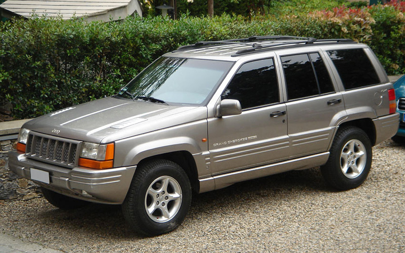 1998 Jeep Grand Cherokee Tire Size Chart