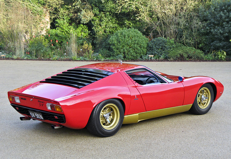 1971 Lamborghini Miura P400 SV - specifications, photo ...