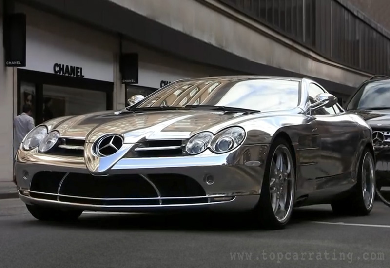 2010 Mercedes-Benz SLR McLaren (V10 Quad-Turbo) Brabus White Gold