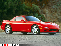 1991 Mazda RX-7 = 250 kph, 252 bhp, 5.7 sec.