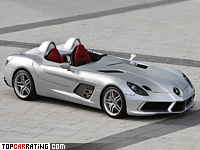 2009 Mercedes-Benz SLR McLaren Stirling Moss = 350 kph, 650 bhp, 3.5 sec.