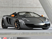 2013 McLaren MP4-12C Spider Wheelsandmore Stage II = 350 kph, 700 bhp, 3 sec.