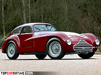 1948 Alfa Romeo 6C 2500 Competizione = 200 kph, 145 bhp, 9 sec.
