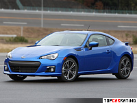 2013 Subaru BRZ = 221 kph, 200 bhp, 7.3 sec.