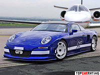 2008 9ff GT9 Porsche = 409 kph, 987 bhp, 3.8 sec.