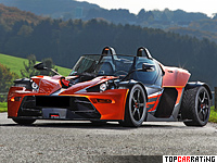 2013 KTM X-Bow GT Wimmer RS = 246 kph, 435 bhp, 3.3 sec.