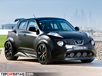 2012 Nissan Juke-R = 257 kph, 550 bhp, 3.7 sec.