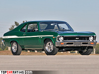 1969 Chevrolet Yenko Nova 427 = 220 kph, 425 bhp, 5.7 sec.