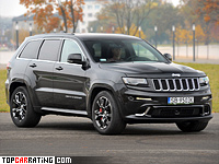 2014 Jeep Grand Cherokee SRT (WK2) = 257 kph, 477 bhp, 5 sec.