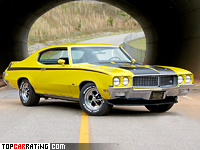 1970 Buick GSX 455 = 181 kph, 350 bhp, 6.4 sec.