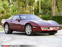 1990 Chevrolet Corvette ZR1 Coupe (C4) = 274 kph, 409 bhp, 5 sec.