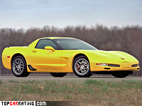 2001 Chevrolet Corvette Z06 (C5) = 275 kph, 409 bhp, 4.2 sec.