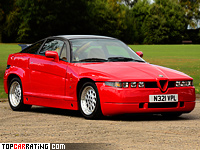1989 Alfa Romeo S.Z. (162C) = 245 kph, 210 bhp, 7 sec.