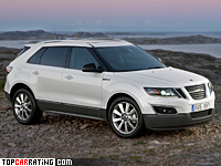 2011 Saab 9-4X = 230 kph, 300 bhp, 7.7 sec.