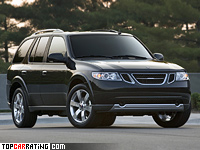 2009 Saab 9-7X Aero = 215 kph, 402 bhp, 5.9 sec.