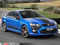 2014 Ford Falcon FPV GT F = 297 kph, 477 bhp, 4.7 sec.