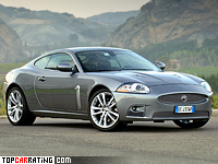 2007 Jaguar XKR Coupe = 250 kph, 416 bhp, 5.2 sec.