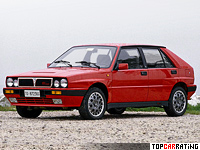 1989 Lancia Delta HF Integrale 16v (831) = 216 kph, 193 bhp, 6.7 sec.