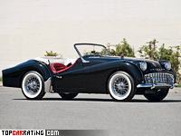 1956 Triumph TR3 = 169 kph, 100 bhp, 11.6 sec.