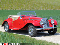 1954 MG TF 1500 = 137 kph, 63 bhp, 17.5 sec.