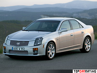 2003 Cadillac CTS-V = 268 kph, 405 bhp, 4.7 sec.