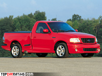 1999 Ford SVT F-150 Lightning = 225 kph, 360 bhp, 6.2 sec.