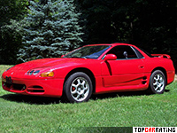 1994 Mitsubishi 3000 GT VR-4 = 269 kph, 324 bhp, 5.8 sec.