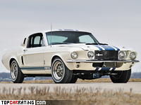 1967 Ford Mustang Shelby GT500 Super Snake = 274 kph, 520 bhp, 4.5 sec.