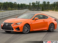 2014 Lexus RC F = 270 kph, 477 bhp, 4.5 sec.