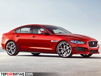 2015 Jaguar XE S = 250 kph, 340 bhp, 5.1 sec.