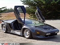 1989 Vector W8 Twin Turbo = 354 kph, 625 bhp, 4.35 sec.