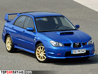 2006 Subaru Impreza WRX STi (GDB) = 255 kph, 280 bhp, 5.7 sec.