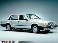 1985 Volvo 740 Turbo = 195 kph, 160 bhp, 9.4 sec.
