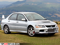 2006 Mitsubishi Lancer Evolution IX FQ-360 = 275 kph, 371 bhp, 3.9 sec.