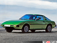 1978 Mazda Savanna RX-7 (SA) = 190 kph, 100 bhp, 9.5 sec.