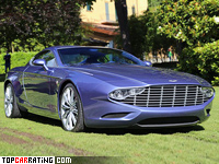 2013 Aston Martin DBS Zagato Coupe Centennial = 307 kph, 517 bhp, 4.3 sec.
