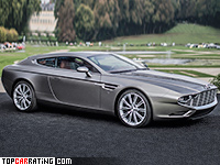 2014 Aston Martin Virage Shooting Brake Zagato Centennial = 299 kph, 497 bhp, 4.7 sec.