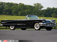 1960 Ford Thunderbird 430 Convertible = 220 kph, 355 bhp, 9.7 sec.