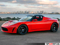 2010 Tesla Roadster Sport = 210 kph, 294 bhp, 3.7 sec.